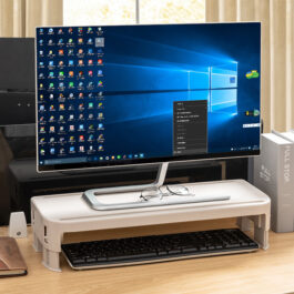 簡約可調節高度顯示屏幕增高架